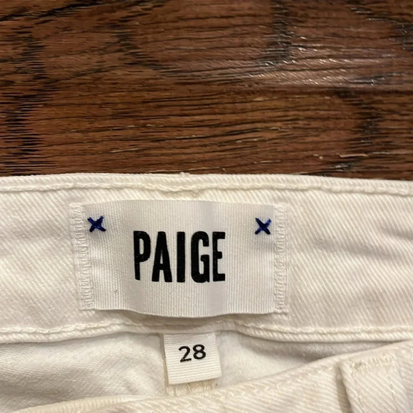 PAIGE Hoxton Ankle Jeans in White Size 28 - Picture 2 of 6